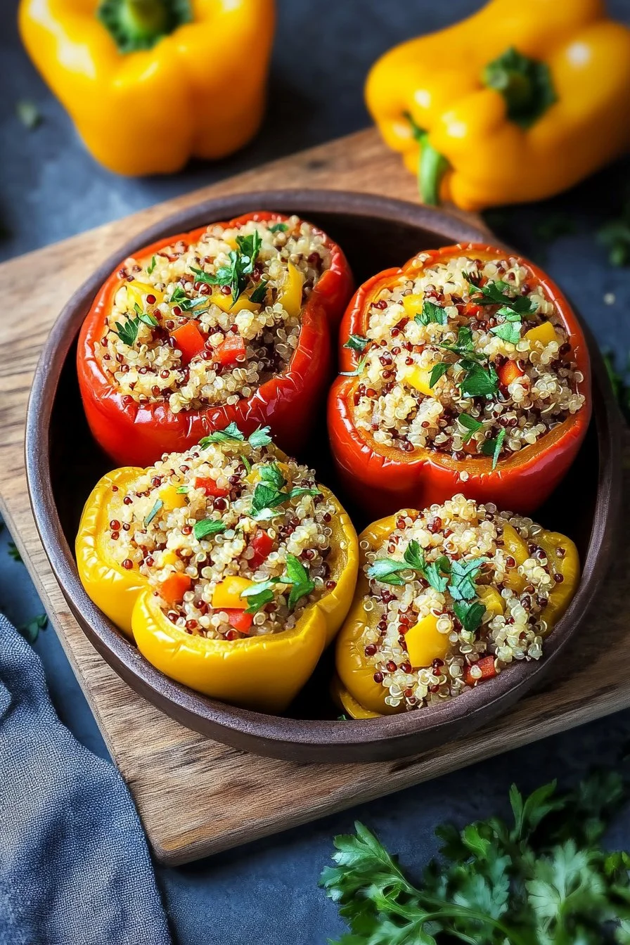 quinoa stuffed peppers