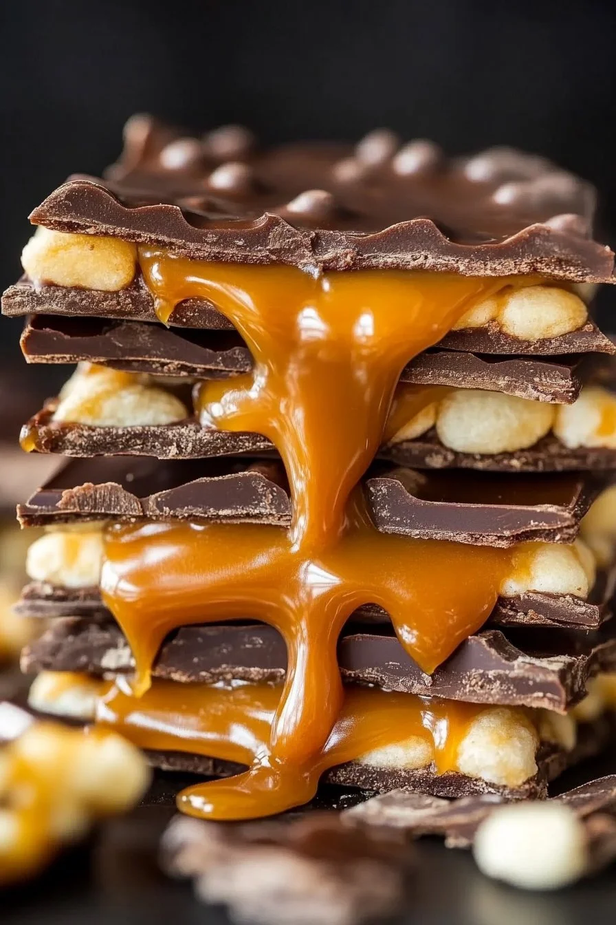 Salted Caramel Pretzel Bark