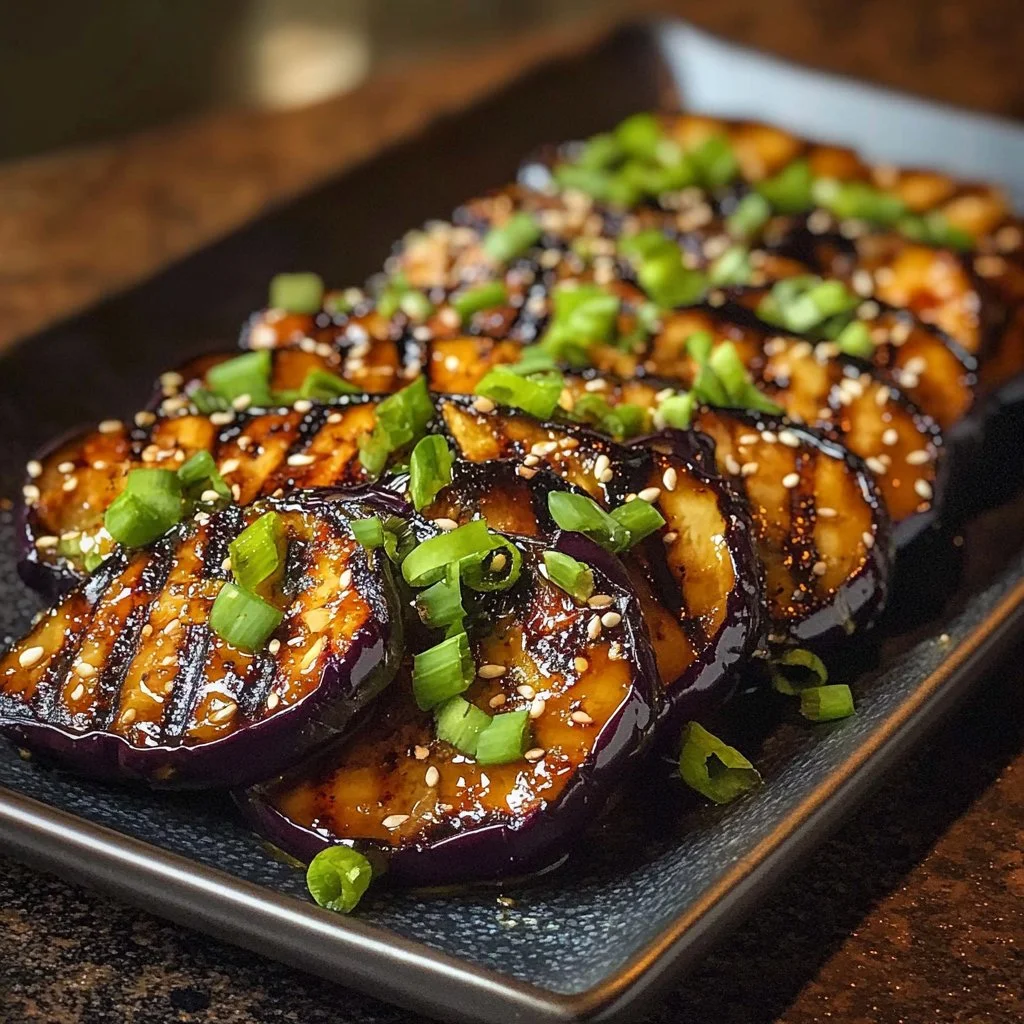 Spicy Miso Tahini Eggplant