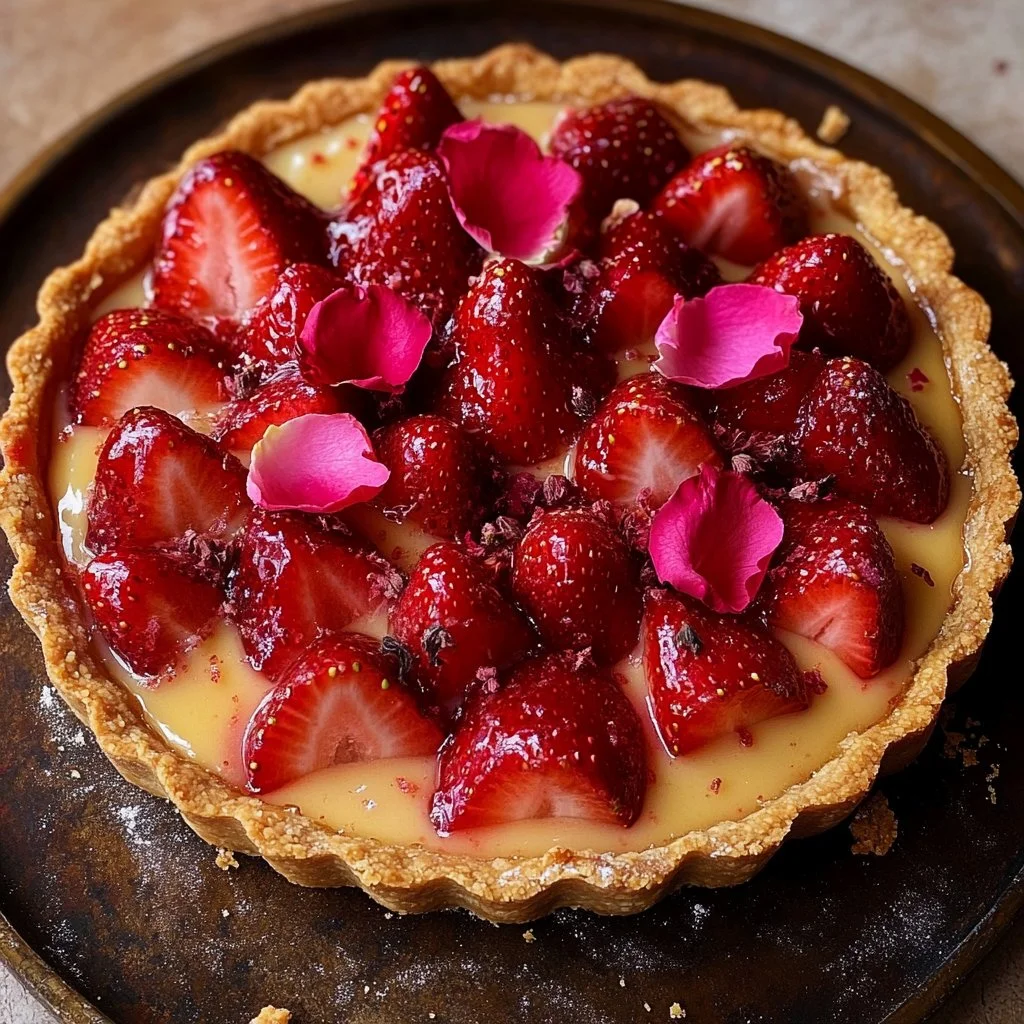 Strawberry Custard Dessert