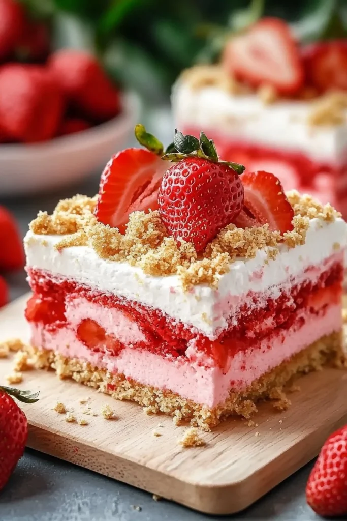 Strawberry Shortcake Bars