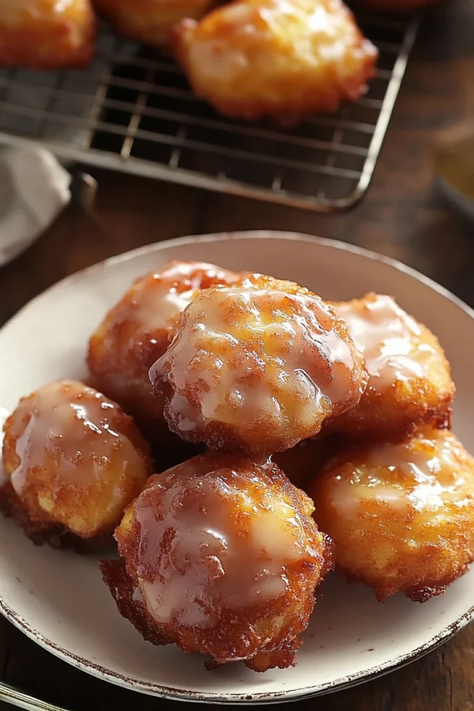 Air Fryer Apple Fritters