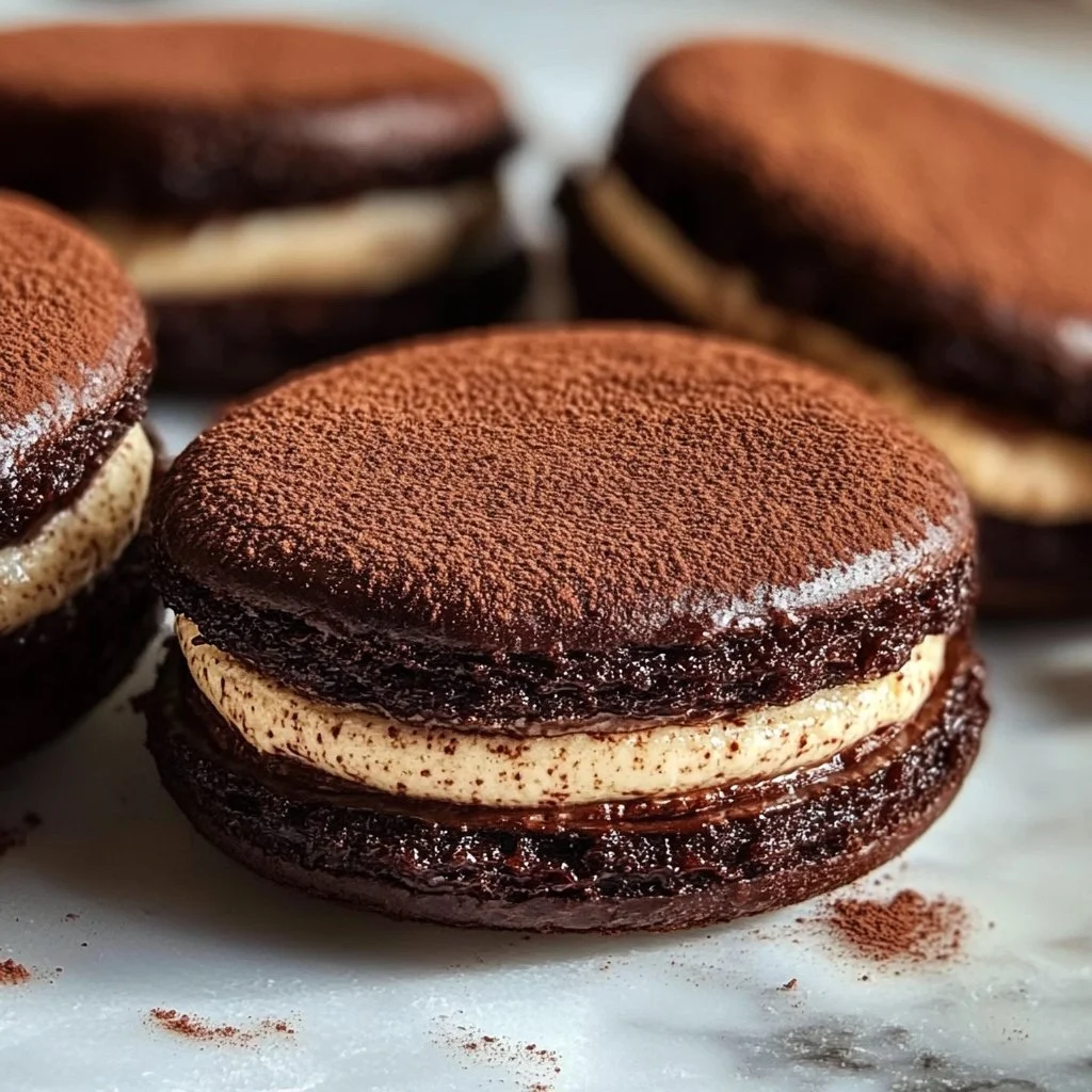 Tiramisu Sandwich Cookies