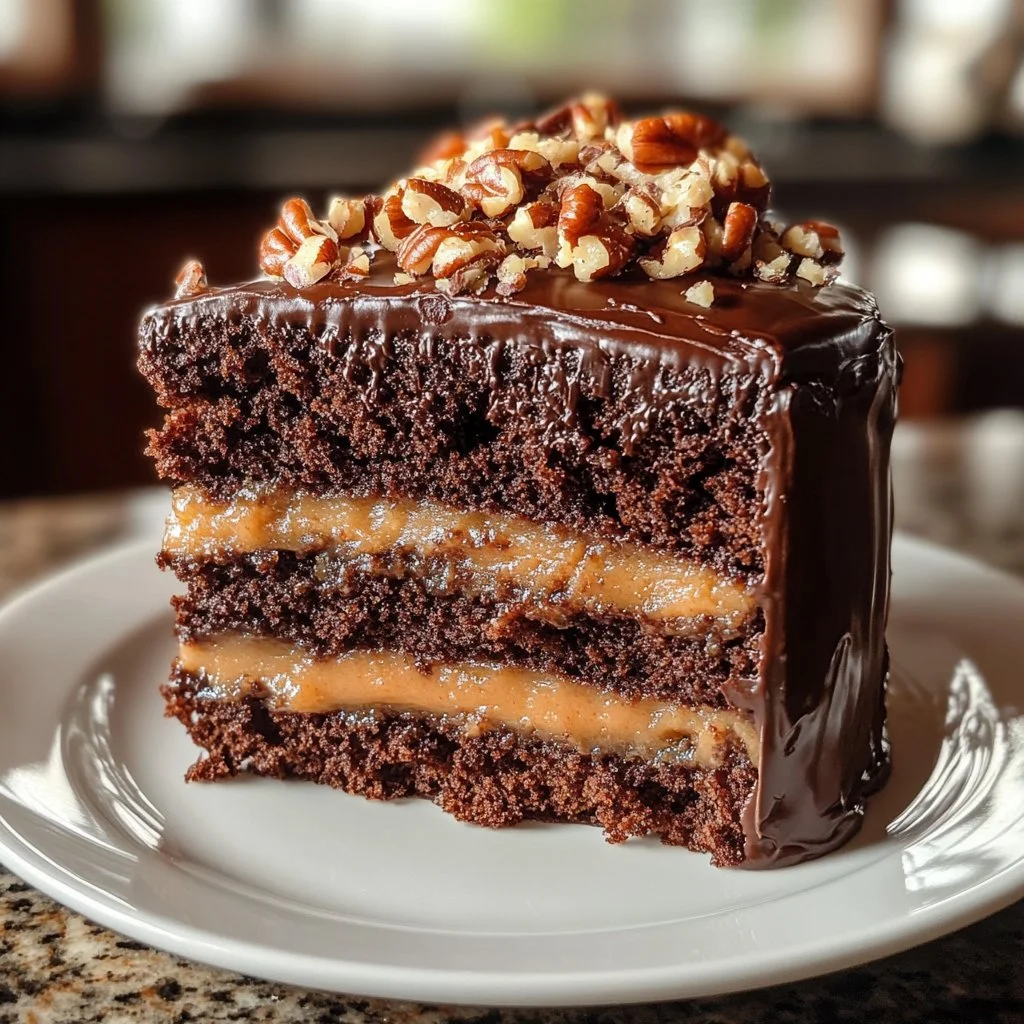 Turtle Caramel Cake