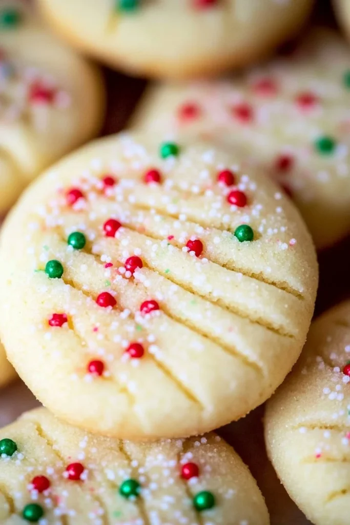 Whipped Shortbread Cookies