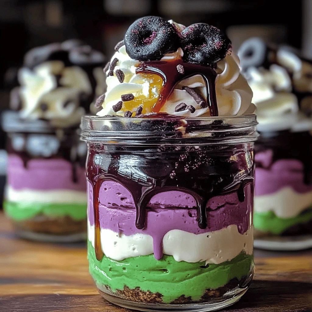Ghoulishly Fun Beetlejuice Mini Trifles