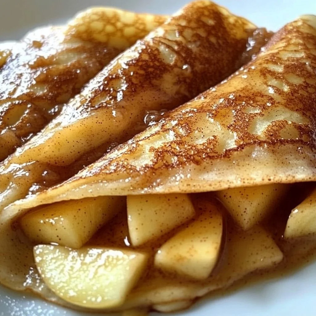 Apple Cinnamon Crepes Vegan Gluten Free