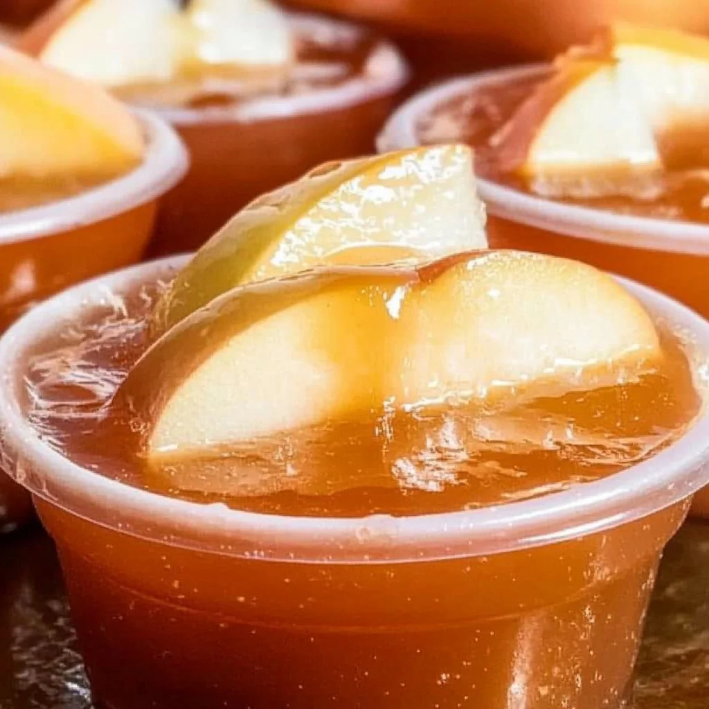Apple Pie Jello Shots