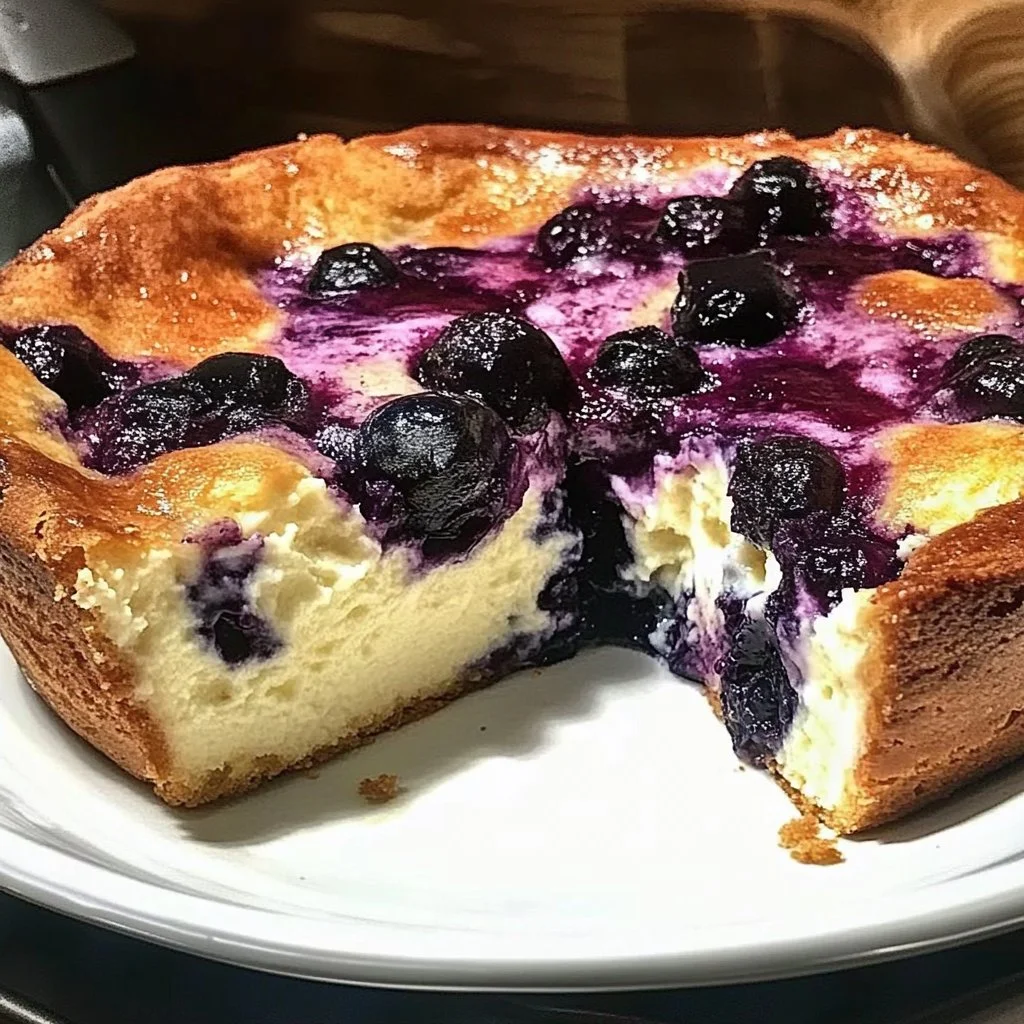 Blueberry Cream Cheese Breakfast Bake