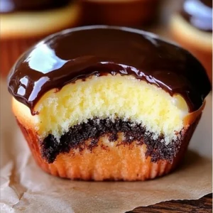 Boston Cream Pie Cupcakes