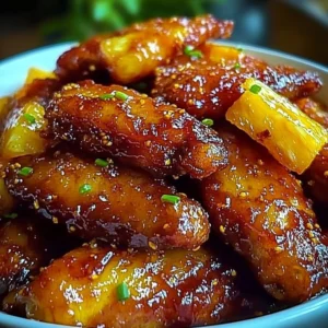 Brown Sugar Pineapple Wings