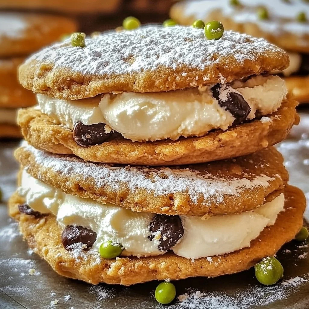 Cannoli Cream Sandwich Cookies