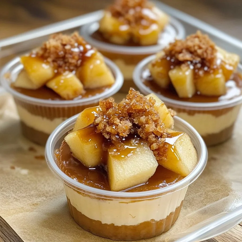 Caramel Apple Dessert Cups