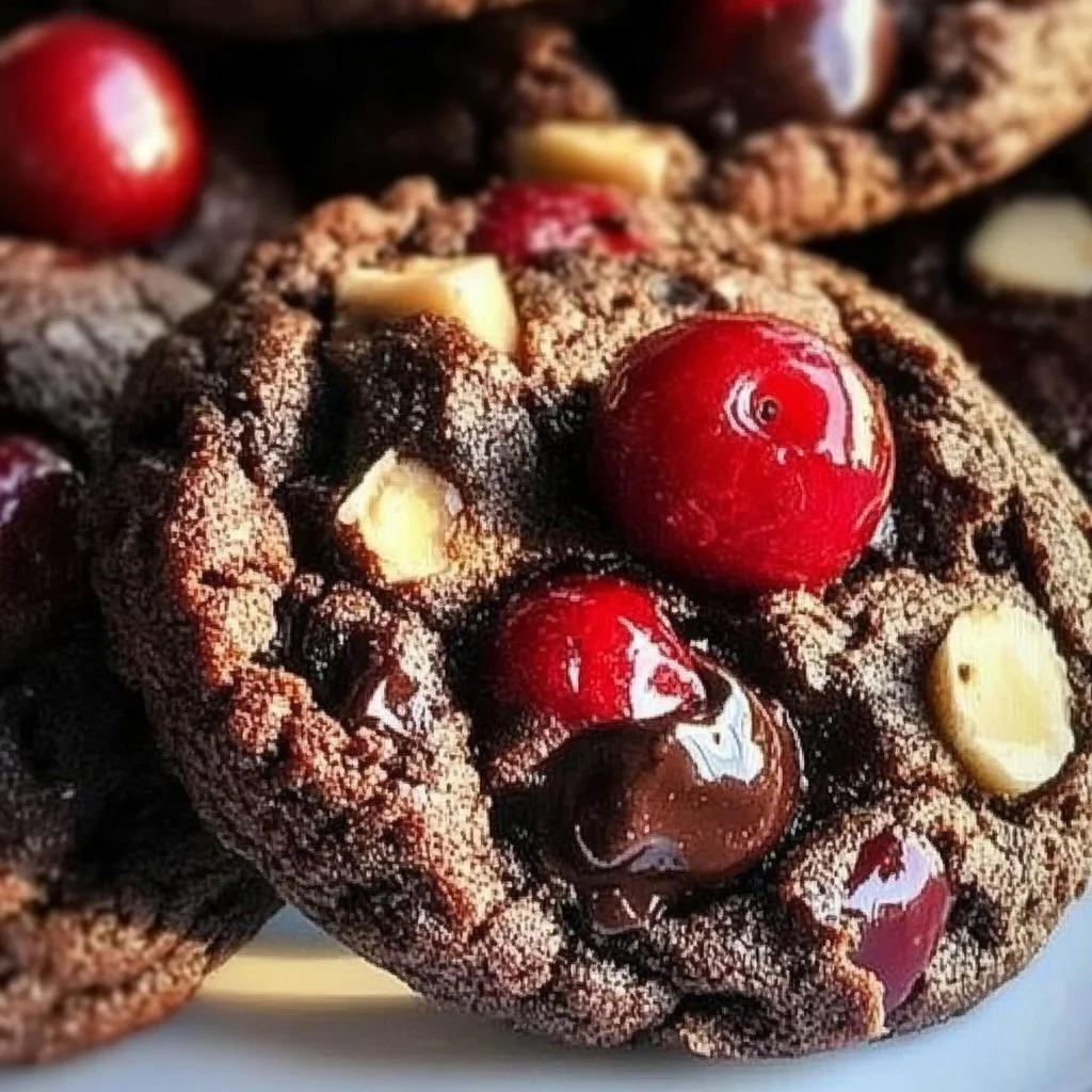 Chocolate Cherry Cookies