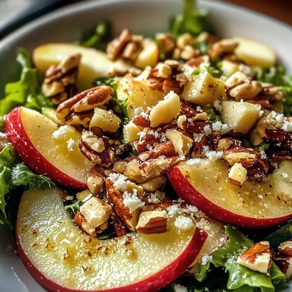 Christmas Apple Walnut Salad