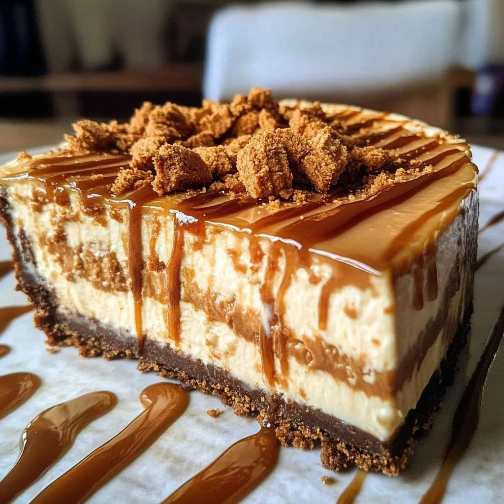 Christmas Biscoff Cheesecake