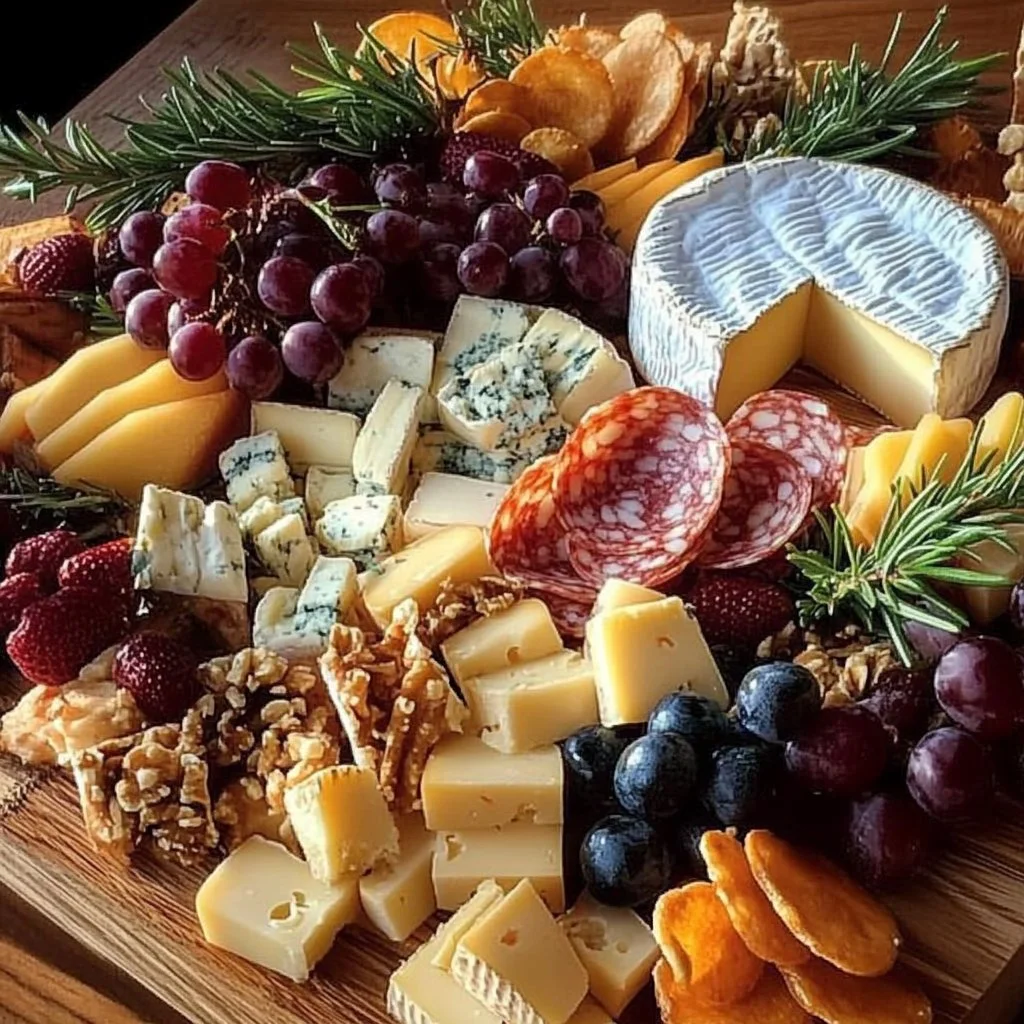 Christmas Cheese Platter