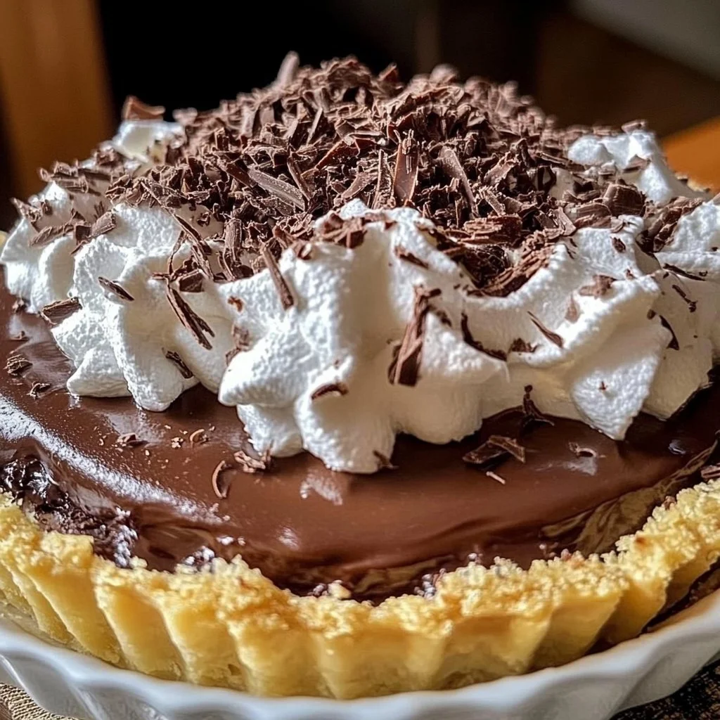 Christmas Chocolate Cream Pie