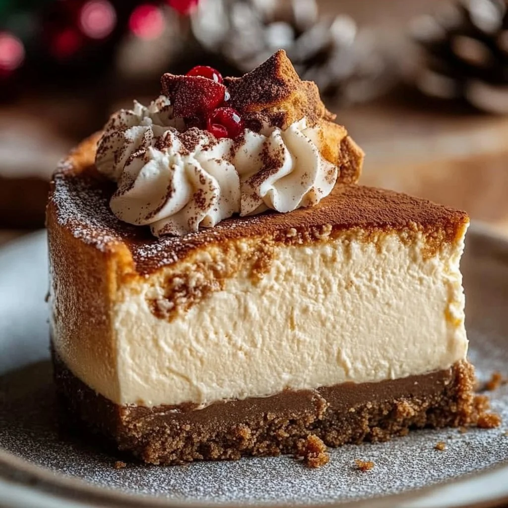 Christmas Gingerbread Cheesecake