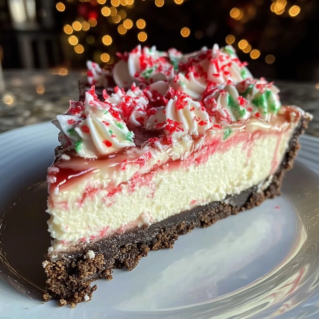 Christmas Peppermint Cheesecake