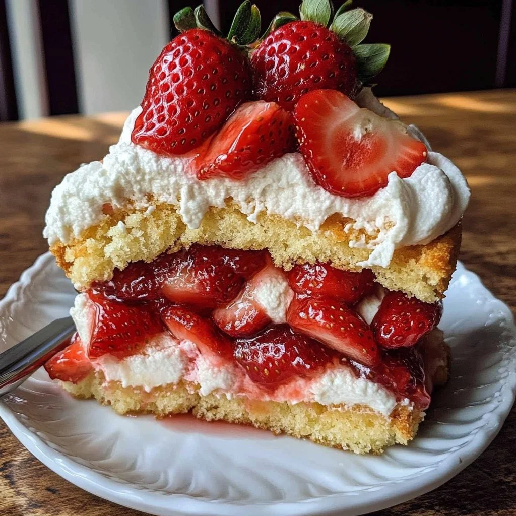 Christmas Strawberry Shortcake