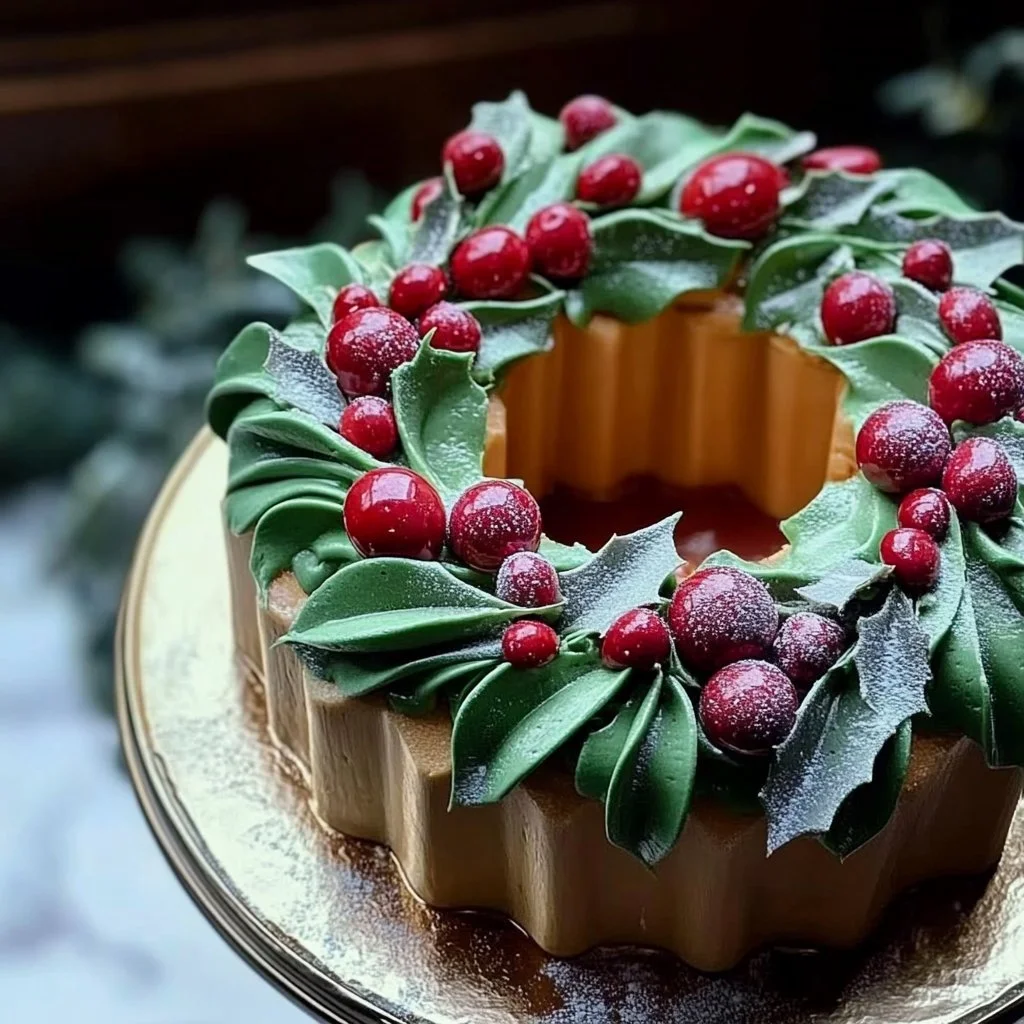 Christmas Wreath Cake