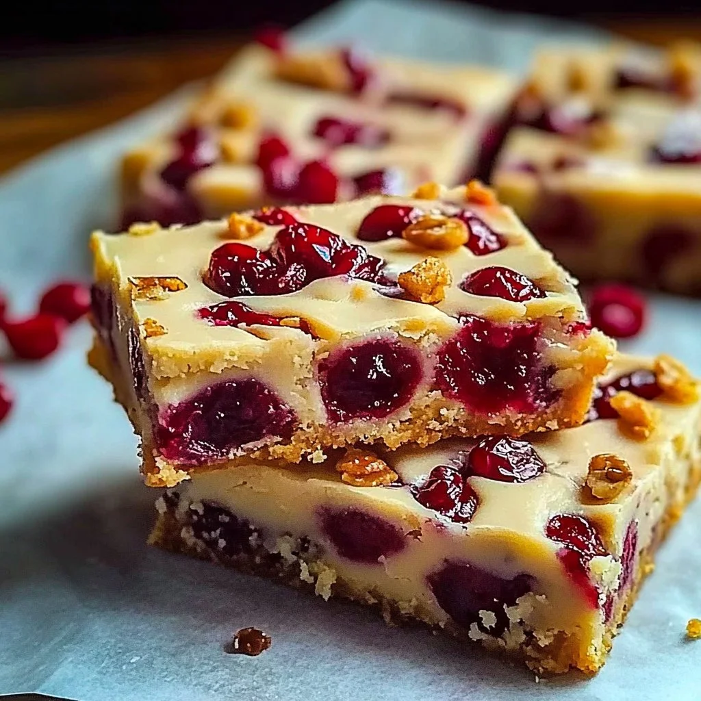 Cranberry Bliss Bars