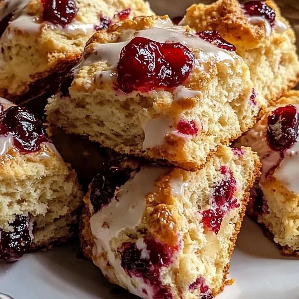 Cranberry Orange Maple Scones