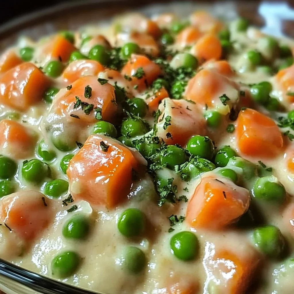 Creamed Peas and Carrots