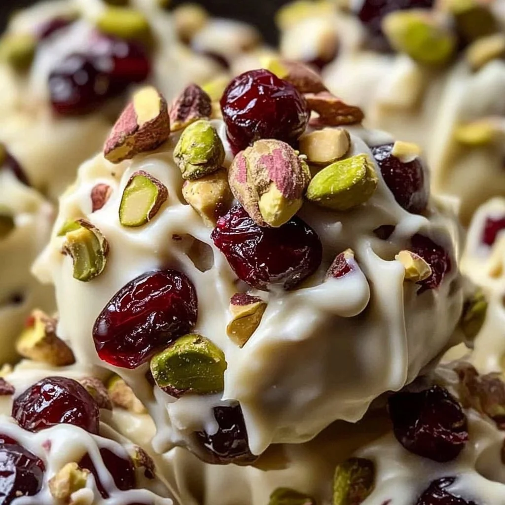 Crockpot White Chocolate Pistachio Cranberry