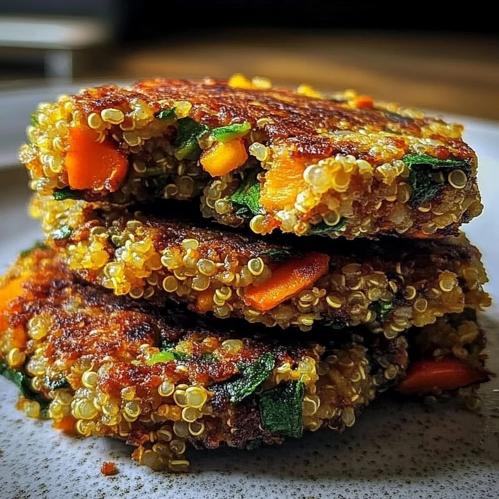 Crunchy Quinoa Veggie Patties