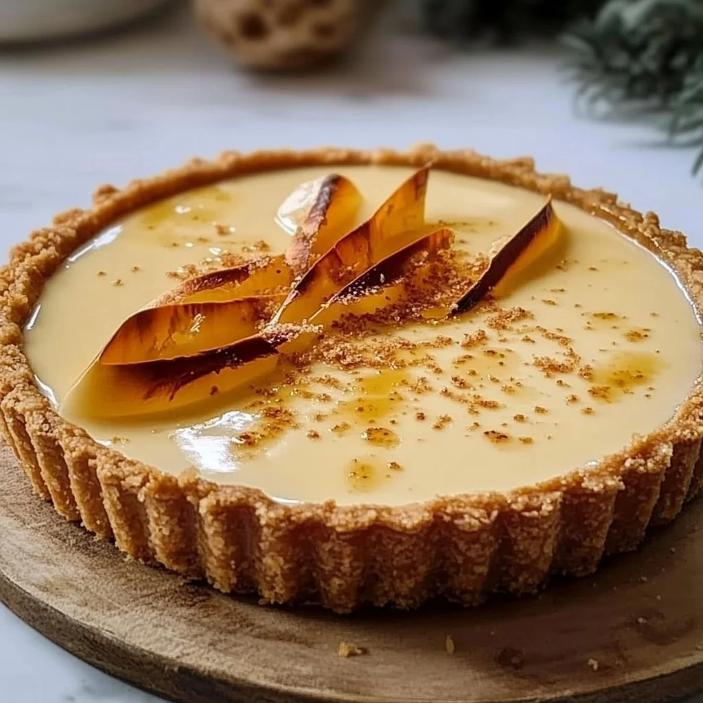 Eggnog Crème Tart