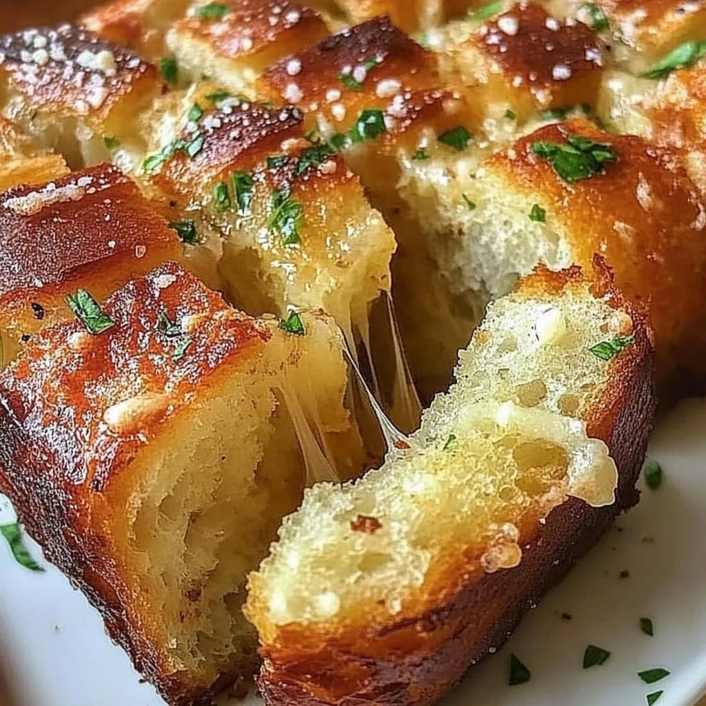 Garlic Parmesan Pull-Apart Bread