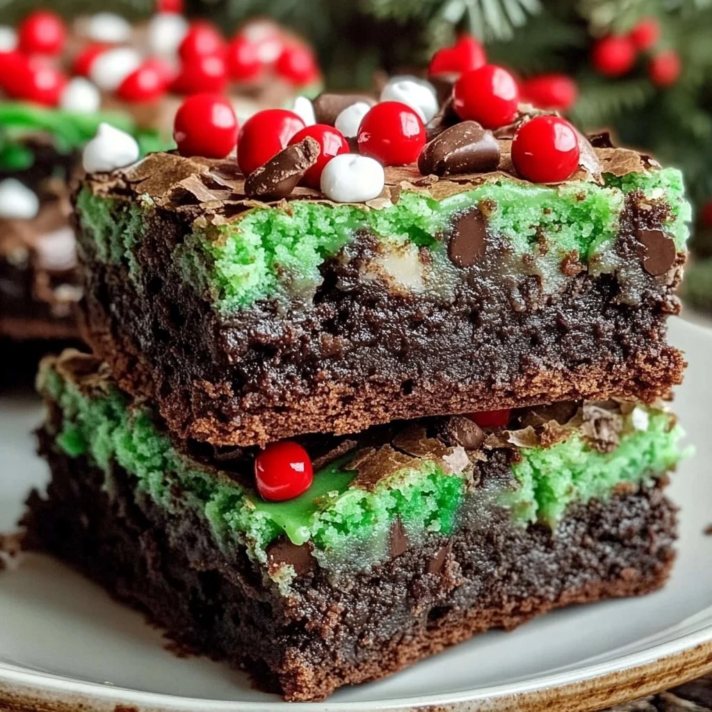 Grinch Brownies