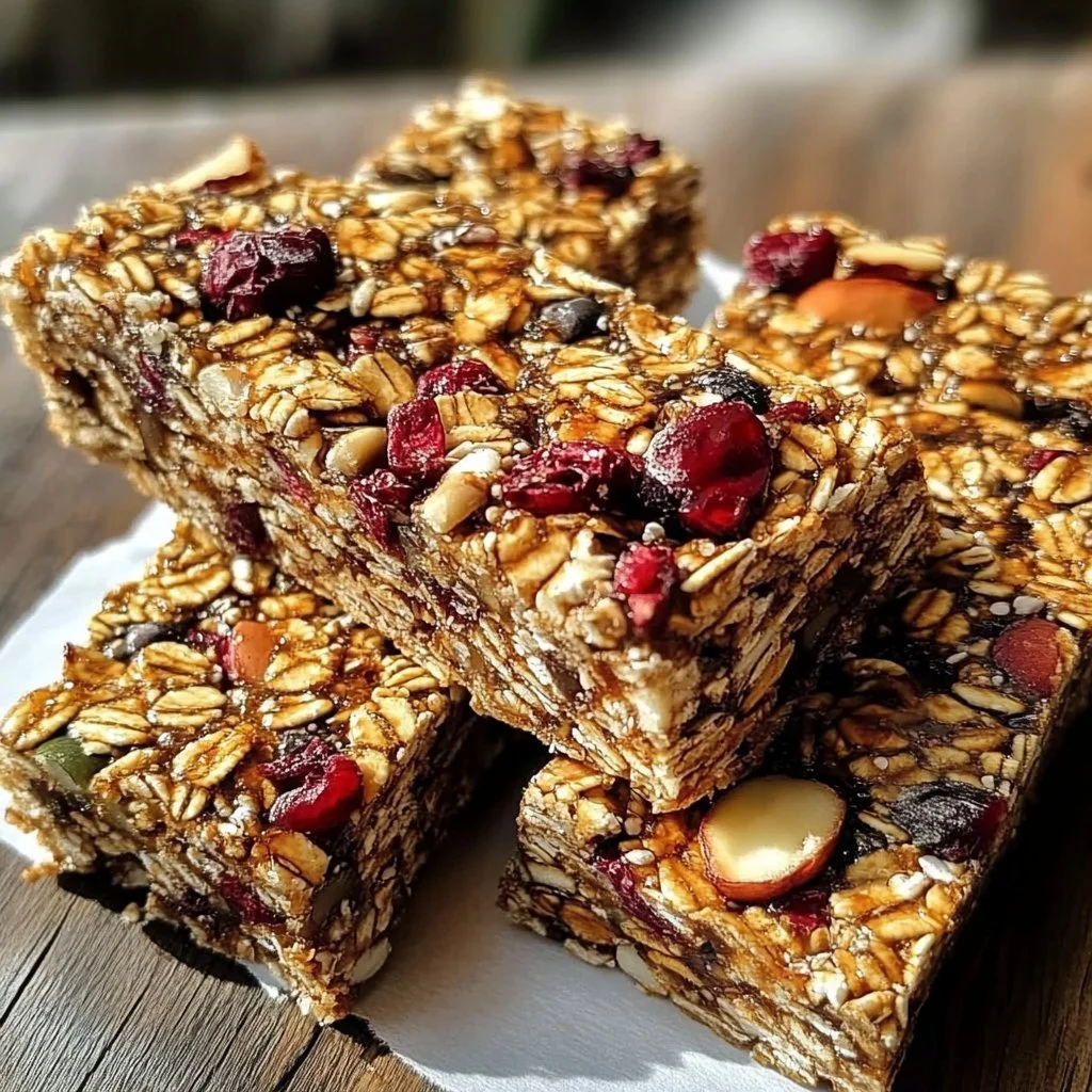 Healthy Granola Bars Vegan Snack