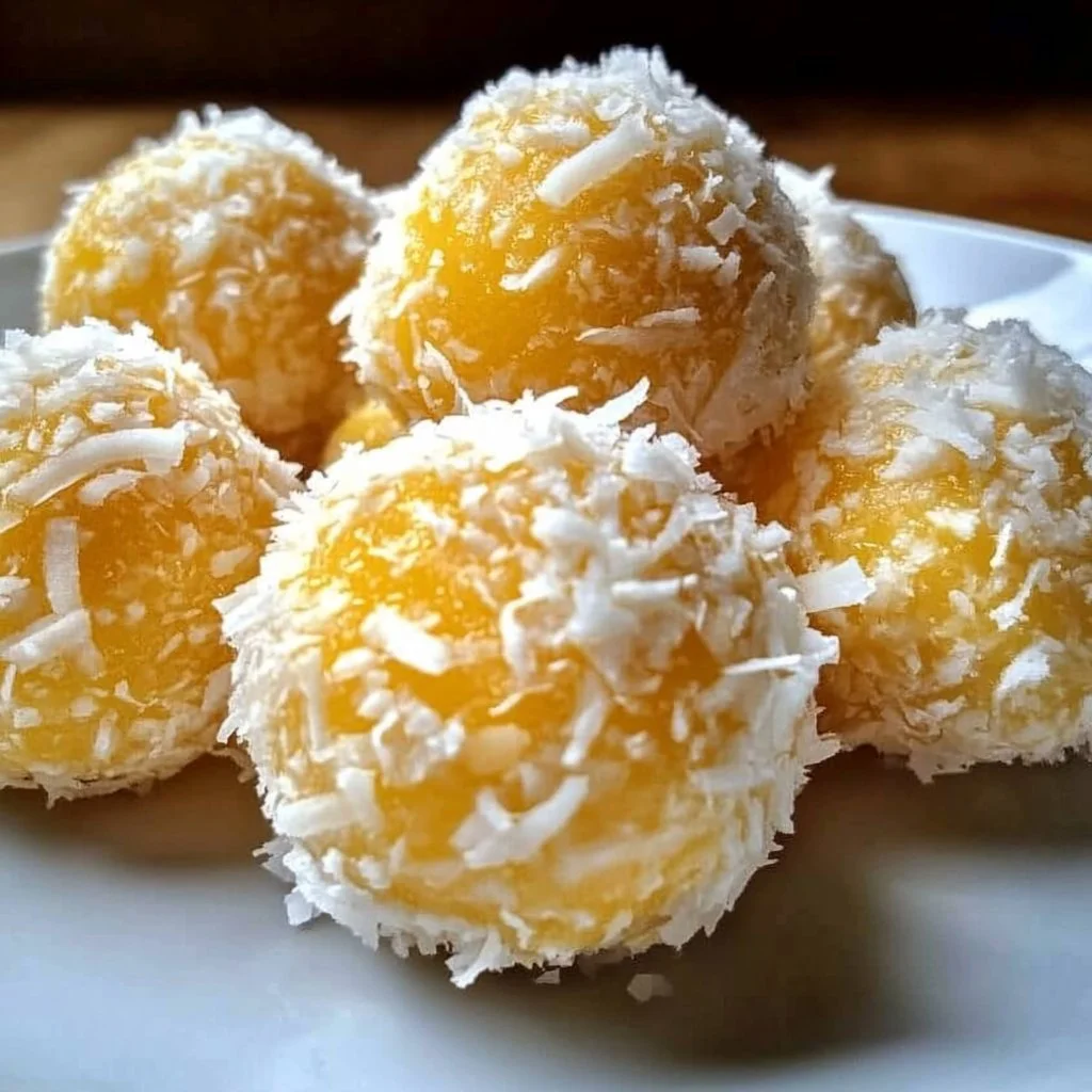 Lemon Coconut Balls