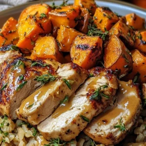 Maple Dijon Chicken Sweet Potato