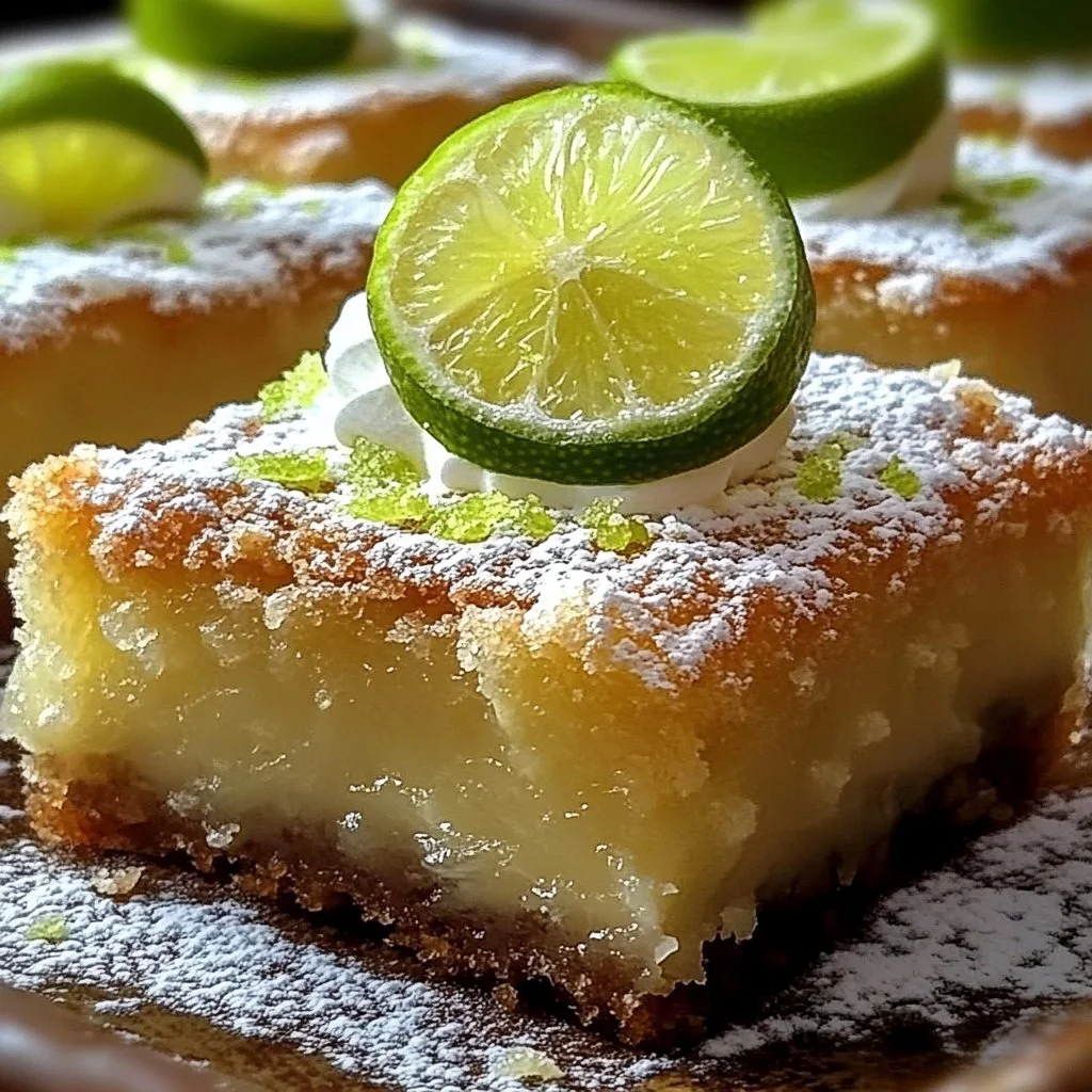 Margarita Lime Cake Bars