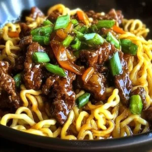 Mongolian Beef Noodles