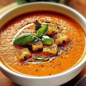 Perfect Roasted Tomato Basil Soup