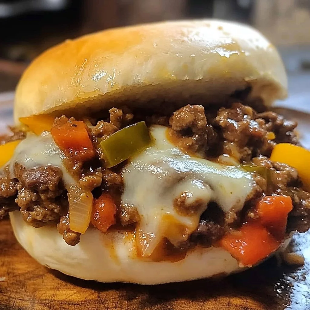 Philly Cheesesteak Sloppy Joes