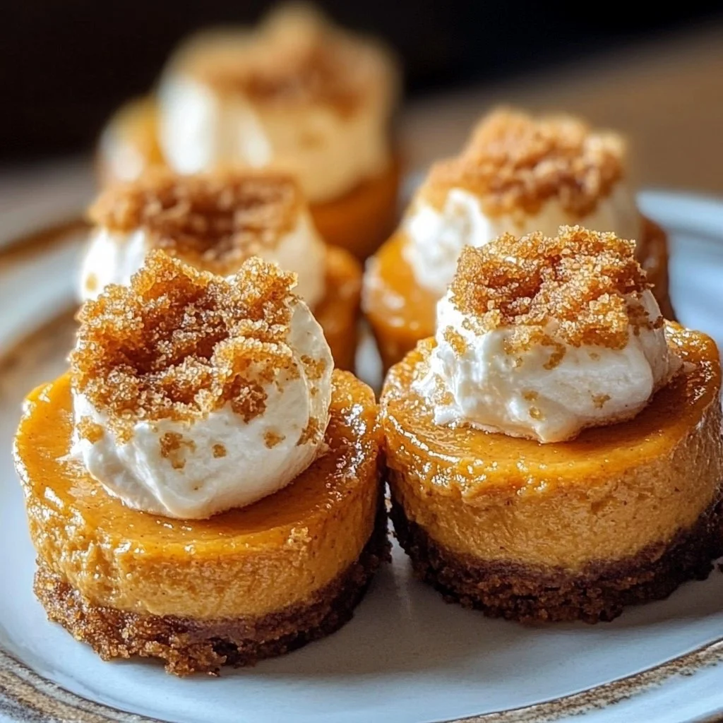 Pumpkin Cheesecake Bites