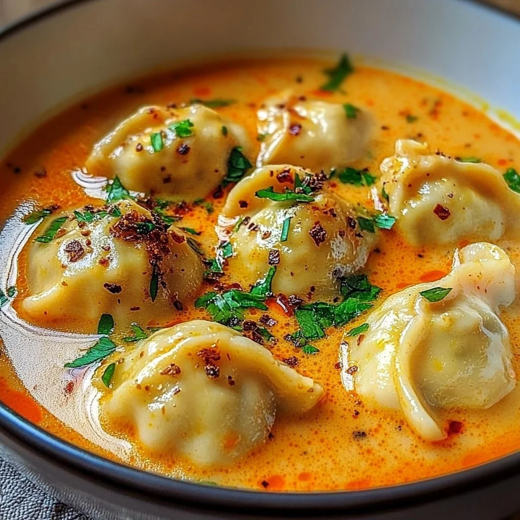 Coconut Curry Soup with Dumplings