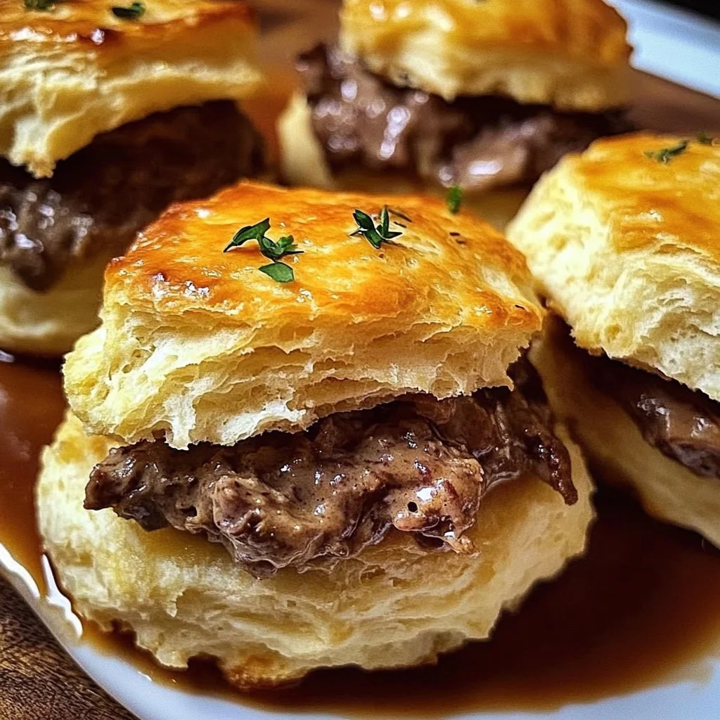 Savory French Dip Biscuits