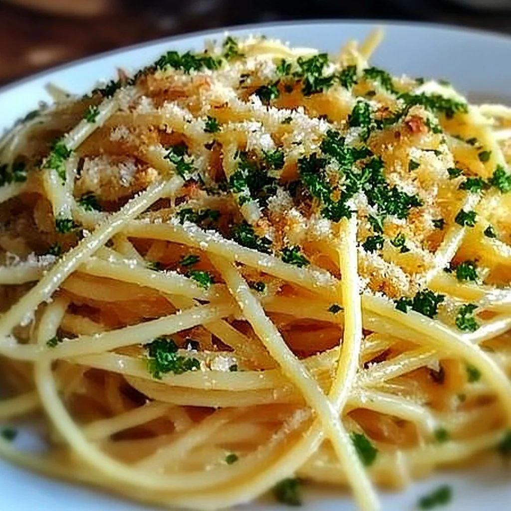 Spaghetti with Garlic and Oil