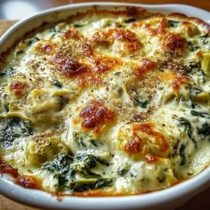 Christmas Spinach Artichoke Dip
