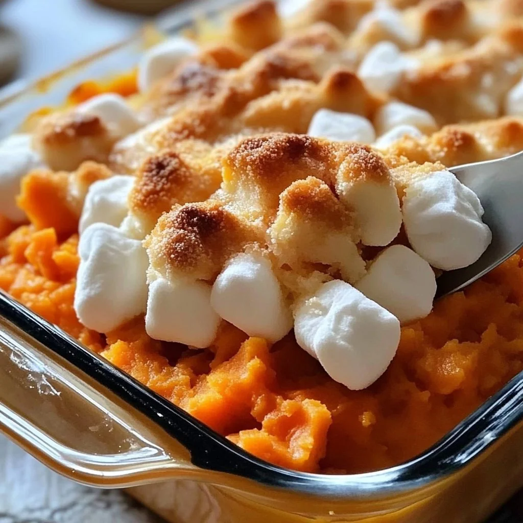 Sweet Potato Casserole with Marshmallows