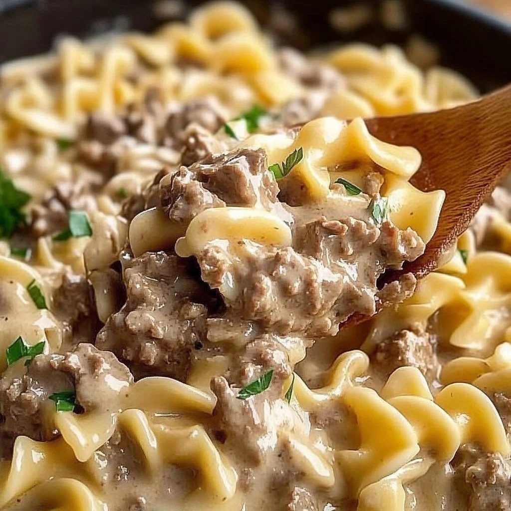 Ground Beef Stroganoff