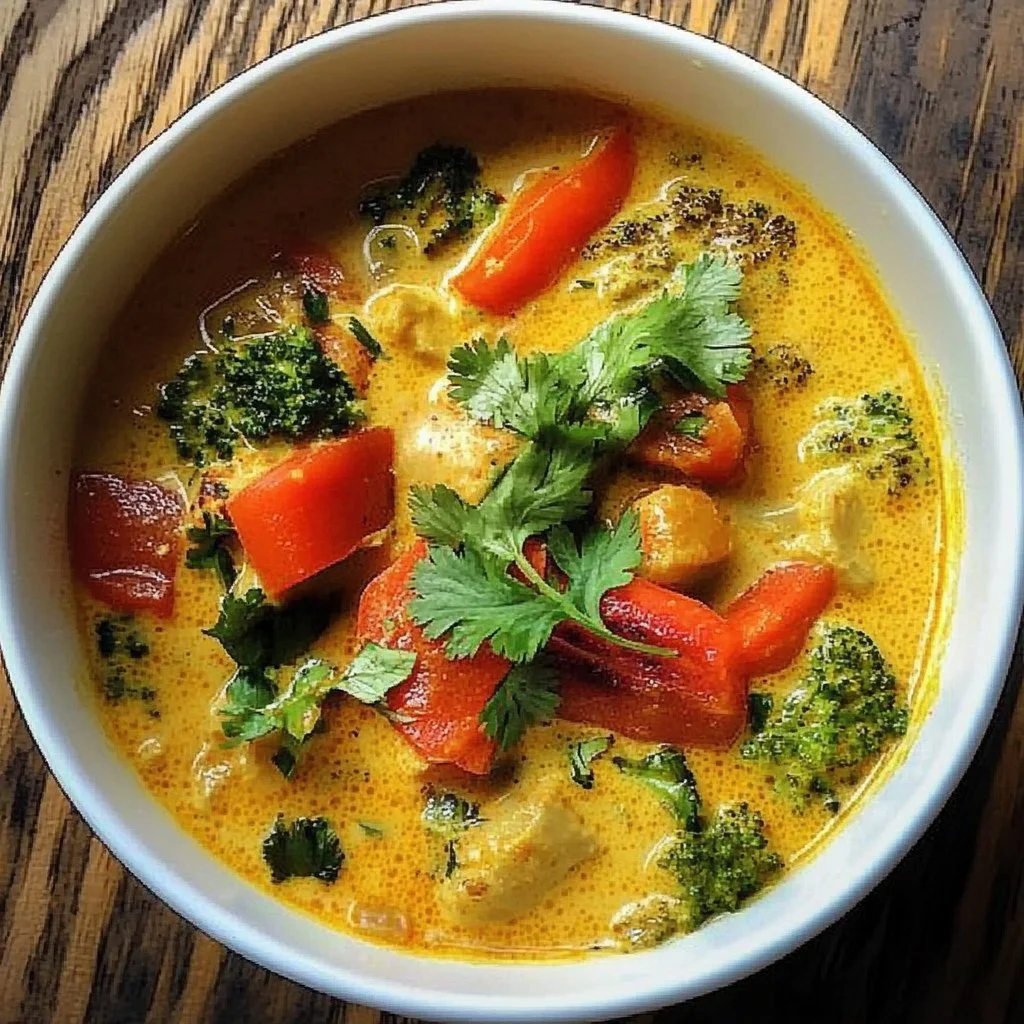 Thai Coconut Curry Soup