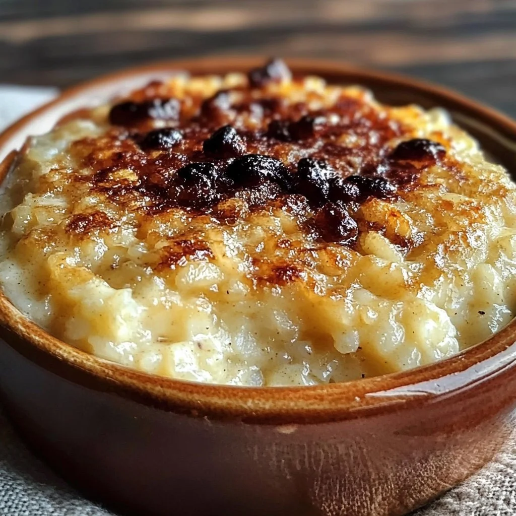Vegan Baked Rice Pudding